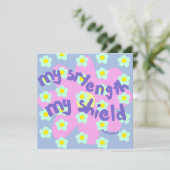 私の強さ私のシールド勇気付けられるクリスチャンカード シーズンカード (スタンド正面)