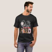 私の彼はTフィールド野球ヒョウだ Tシャツ (正面フル)