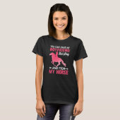 私の彼氏なんかいらない Horse Riding Tシャツ (正面フル)