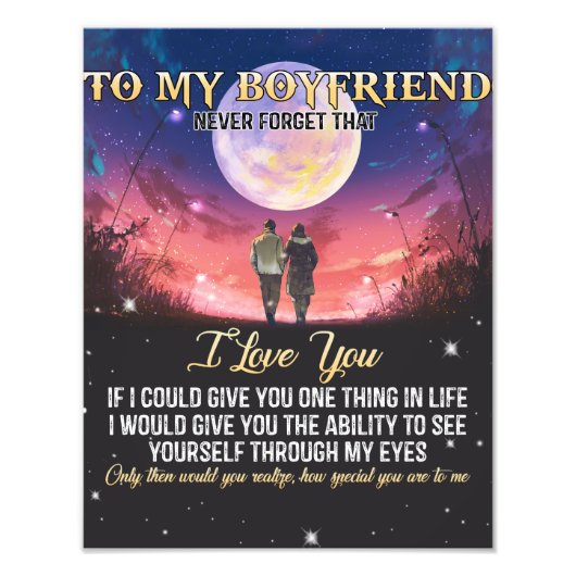 私の彼氏には、あなたを愛している フォトプリント            (正面)