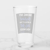 私の彼氏は本当に唯一の贈り物だ タンブラーグラス (裏面)