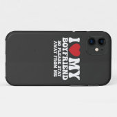 私の彼氏大好きだから私に近寄らないで Case-Mate iPhoneケース (裏面(横))