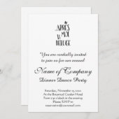 私の後に洪水 - フランス語の表現 招待状 (正面/裏面)