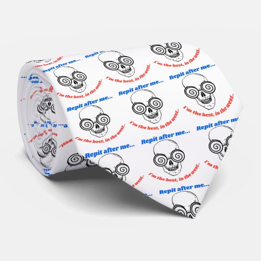 私の後のスカル休憩所 ネクタイ (ロール)