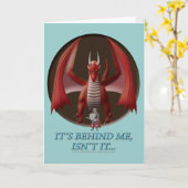 私の後ろに カード (黄色い花)