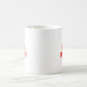 私の後ろの人に祈りが必要なら肩を叩いてください コーヒーマグカップ (中央)