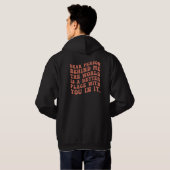 私の後ろの人へ ポジティブなメッセージTシャツ パーカ (裏面フル)