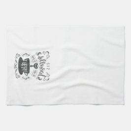 私の後を追ハートとそれが私をコーヒーに導いた キッチンタオル