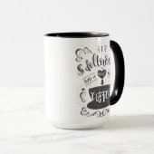 私の後を追ハートとそれが私をコーヒーに導いた マグカップ (正面右)