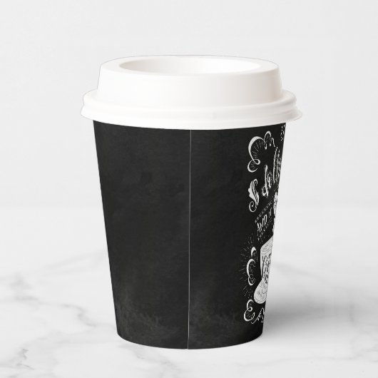 私の後を追ハートとそれが私をコーヒーに導いた 紙コップ (右)