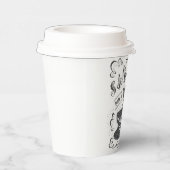 私の後を追ハートとそれが私をコーヒー紙に導いた 紙コップ (右)