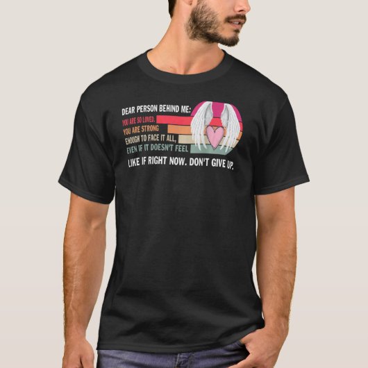 私の後親愛ろの人あなたはとても愛されているStr Tシャツ (正面)