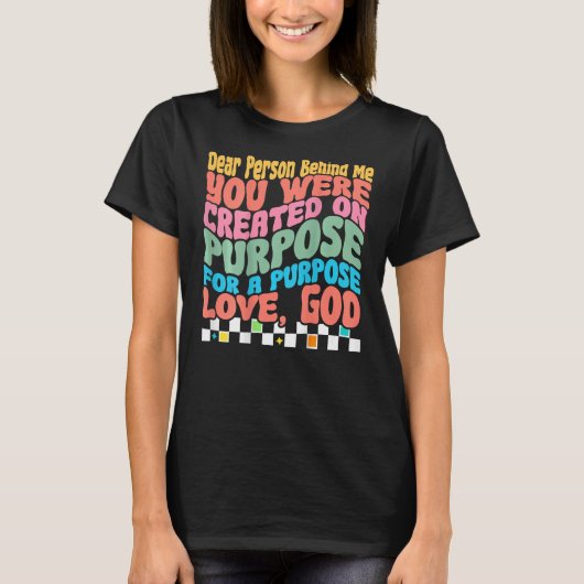 私の後親愛ろの人が意図的に作成された Tシャツ (正面)