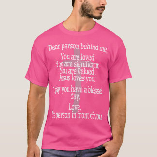 私の後親愛ろの人は日イエス賛美スレルを持つ Tシャツ