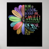 私の後親愛ろの人スマイル幸せそうな見える ポスター (正面)