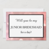 私の後輩の新婦付添人ですか。 招待状 (裏面)