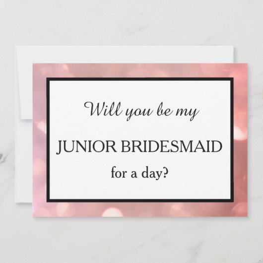 私の後輩の新婦付添人ですか。 招待状 (裏面)