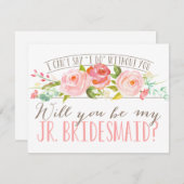 私の後輩の新婦付添人|の新婦付添人です 招待状 (正面/裏面)