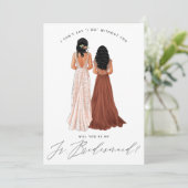 私の後輩の花嫁のメイドになってくれない？ガウンの女の子I 招待状 (スタンド正面)