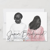 私の後輩の花嫁のメイドになってくれない？女子のローブI 招待状 (正面)