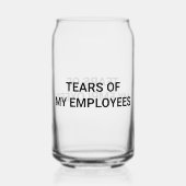 私の従業員の涙 ガラス缶 (正面)