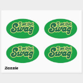 私の得スワッグ 楕円形シール (シート)