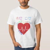 私の得ファウシはTシャツを脱ぐ Tシャツ (正面)