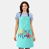 私の得ママから エプロン (着用した状態)