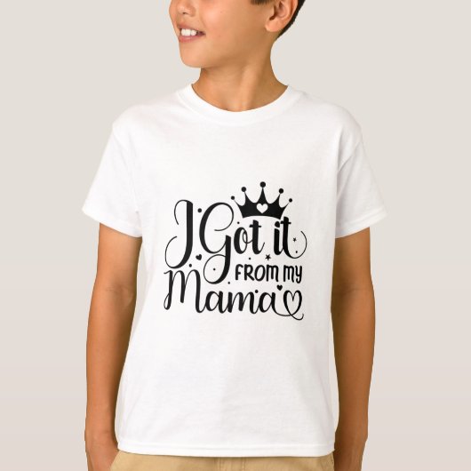 私の得ママから Tシャツ (正面)