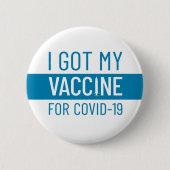 私の得ワクチン 缶バッジ (正面)