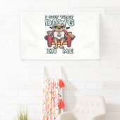 私の得中の犬はクラシックTシャツ(5) 横断幕 (インサイチュ)