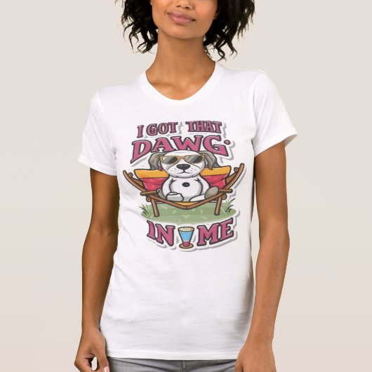私の得中の犬はクラシックTシャツ(7) Tシャツ (正面)