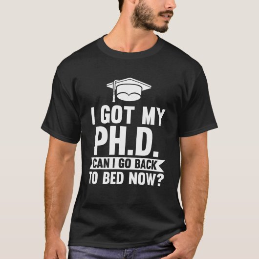 私の得博士号博士号を取り戻せるか Tシャツ (正面)