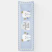 私の得最初の歯のパーティー装飾。 横断幕 (縦)