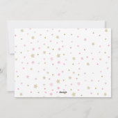 私の得最初の歯の赤ん坊のパーソナライズされた女 シーズンカード (裏面)