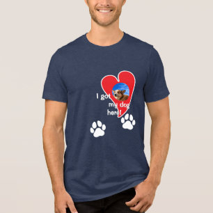 私の得犬が来た!フォトカスタム – 濃 トライブレンドTシャツ