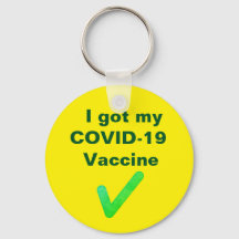 私の得COVID-19ワクチン。ボタン