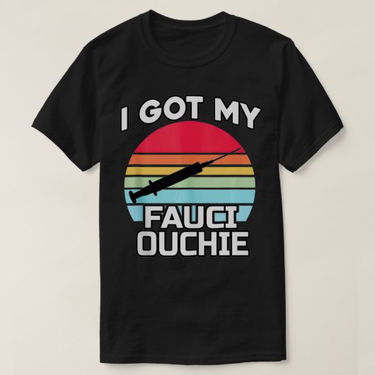 私の得Fauci Ouchieおもしろい Dr. Tシャツ (デザイン正面)