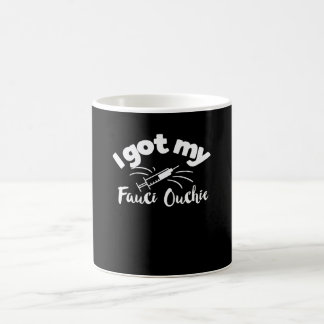 私の得Fauci Ouchie Proのおもしろい予防接種 コーヒーマグカップ