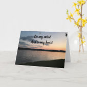 **私の心と私のハート**常にあなたのために カード (黄色い花)