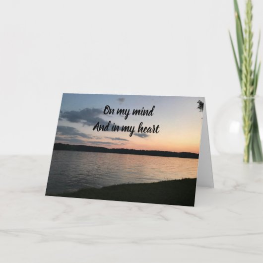 **私の心と私のハート**常にあなたのために カード (正面)