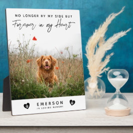 私の心に永遠に ペット写真メモリアル フォトプラーク