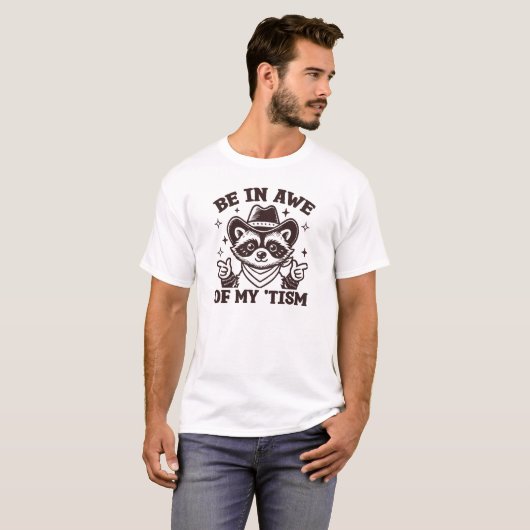 私の心に畏敬の念を抱おもしろいいて Tシャツ (正面フル)