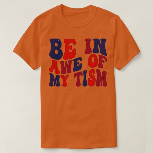 私の心に畏敬の念を抱く Tシャツ (デザイン正面)