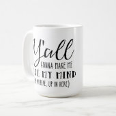 私の心のマグを失って下さい コーヒーマグカップ (正面左)