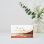 私の心の中ではキリスト教賛美歌は結構だ 名刺 (スタンド正面)