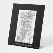 私の心の中で!- By K. M. Kelly - Desk Art 台座サイン (正面)