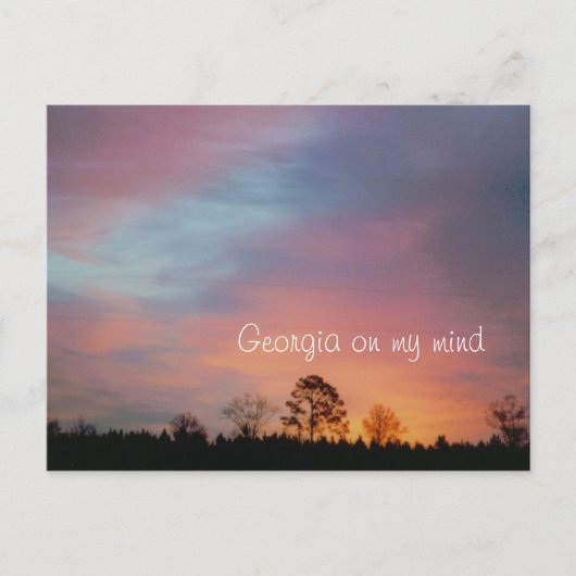 私の心の中のジョージア ポストカード (正面)