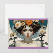 私の心の中の花 ポストカード (正面/裏面)