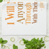 私の心の引用文Gandhiによって キッチンタオル (折り畳み)